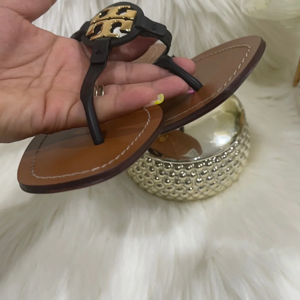 COPY - 🌺Tory Burch  Mini Miller Lether Thong Sandals